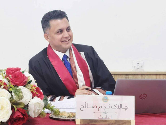 گفتوگۆی ماستەر نامەی قوتابی (چالاك نجم صالح)