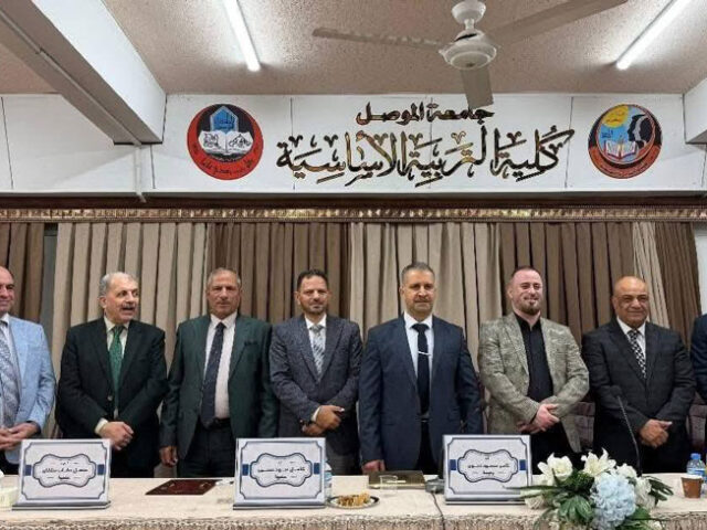 مامۆستایەکی کۆلێژەکەمان وەک ئەندامی لێژنەی تاوتوێکردنی تێزێکی دکتۆرا لە زانکۆی مووسڵ بەشداری کرد